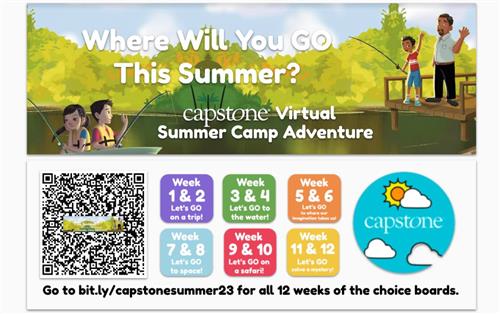Virtual Summer Camp Choice Boards